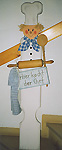 Holzfigur Koch