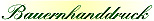 Bauernhanddruck
